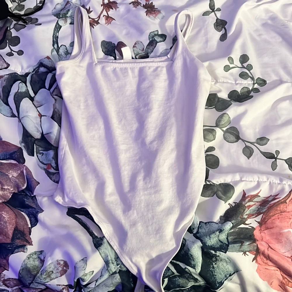 White Tank Top Bodysuit | Size XS